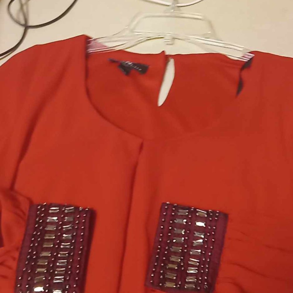 i.n sanfrancisco dress red size m
